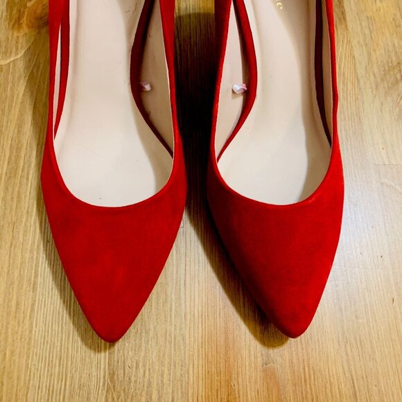 Kate Spade NY Vida suede upper heeled pump - Picture 3 of 7